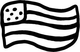 Illustrated flag